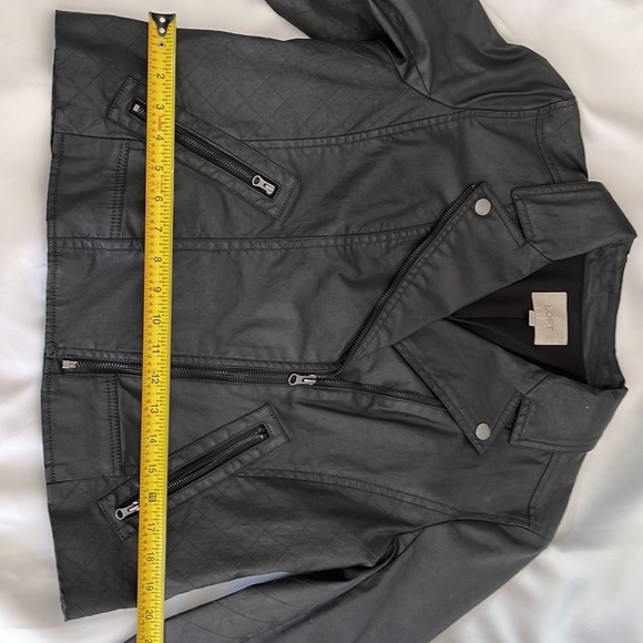 Black Loft biker type jacket. Like new condition. - Picture 13 of 14